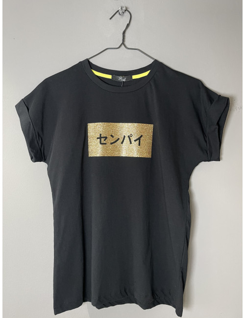 Golden black t-shirt